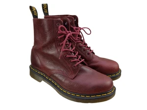 Dr. Martens 1460 Pascal Virginia Leather Red Cherry Boots Size 9L EU 41 - Bild 1 von 14