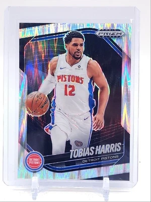 TOBIAS HARRIS 2024-25 PANINI PRIZM PISTONES SESGADOS NEGROS #95/249 Q5465 Foto 1 de 2