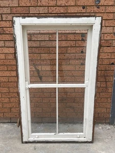 Timber Double Hung Twin Sash Window - 1073w X 1780h X 131d - Picture 1 of 4