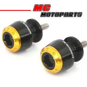 ATOM CNC Protection M8 Swingarm Spools For Suzuki GSX-S1000 2015-2020 - Picture 1 of 7