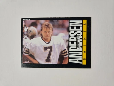 MORTEN ANDERSON 1985 TOPPS FOOTBALL #101 NEW ORLEANS SAINTS - Image 1 of 2