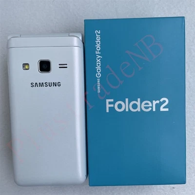 Unlocked Original Samsung Galaxy Folder 2 G160N Bluetooth WIFI LTE 4G Smartphone - Image 1 of 4