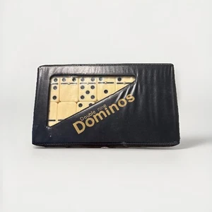 Vintage  Double-Nine Professional Size Dominoes Set of 28 - Picture 1 of 2