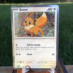 Pokemon TCG Eevee SVP200 Black Star Cosmos Holo Promo SV Destined Rivals *** - Bild 1 von 2