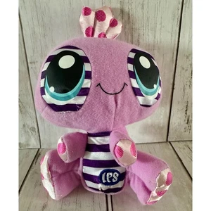 Littlest Pet Shop LPS Viola Ragno Peluche 2009 Hasbro Peluche Giocattolo - Foto 1 di 4