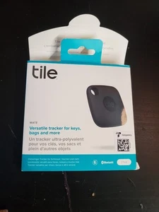 Tile Mate Universal Bluetooth Tracker Black Key Ring Keychain Bags New D - Zdjęcie 1 z 1