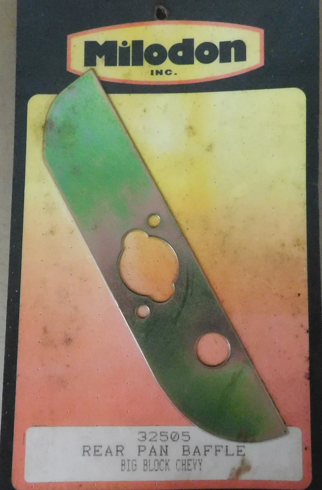 Milodon 32505 Oil Pan Baffle, BB Chevy, Gold - Image 1 of 1