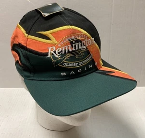 De colección Remington Llama Envolvente SnapBack Sombrero Nuevo Con Etiquetas Super Sport NASCAR #75 Raro - Imagen 1 de 9