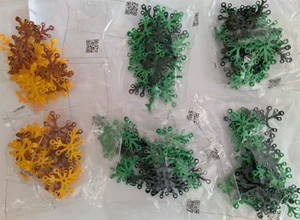 LEGO 21318 Six Bags Of Leaves/Foliage   Only   Ideas Tree House See Deails Below - Picture 1 of 3