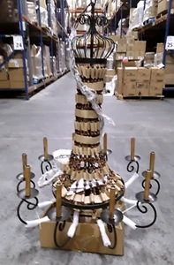 Currey & Company, Summer Field Chandelier,9148-LOCAL PICK UP ONLY. - Picture 1 of 6