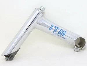 NOS ITM CROMOLY DELUXE QUILL STEM MTB 140mm 1+1/8" 90S VINTAGE MOUNTAIN BIKE OLD - Picture 1 of 4