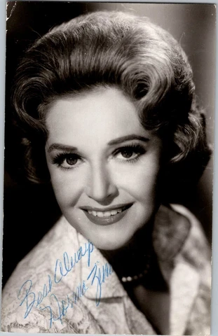 Lawrence Welk Show Norma Zimmer Autographed Press Photo ABC TV 1965 RPPC Singer Cover