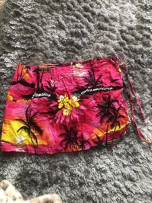 Girls Wrap Over Skirt, Jamaica, Size XS Will Fit Age 6 • 6.18€