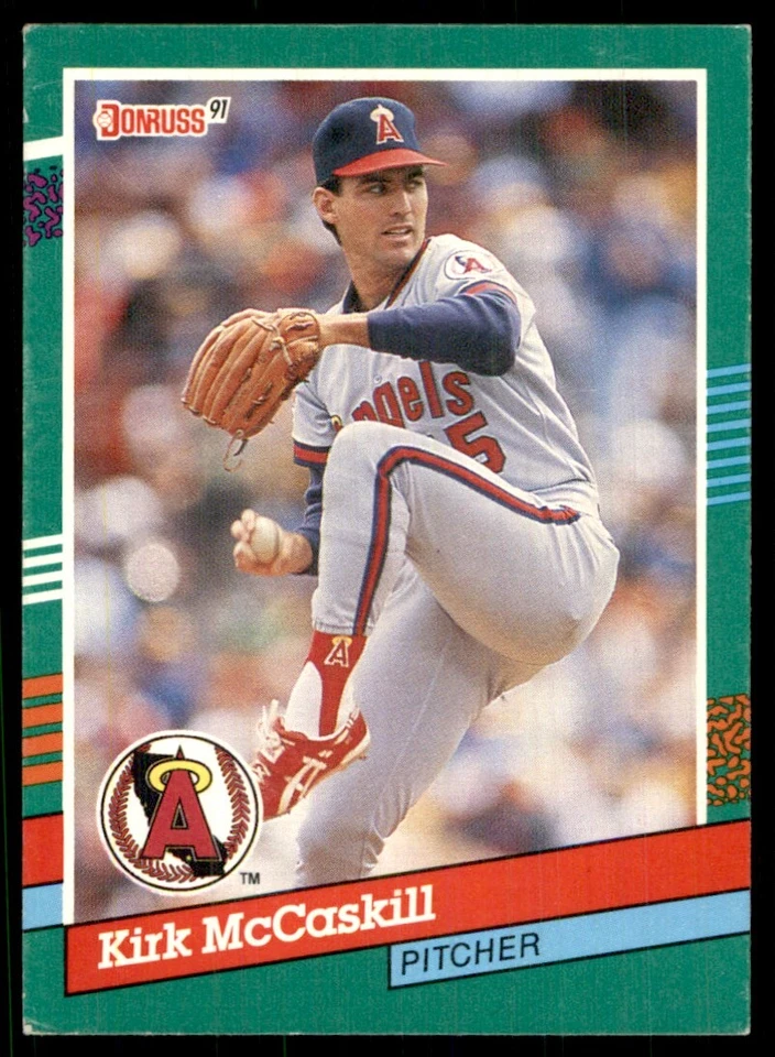 1991 Donruss Kirk McCaskill California Angels #637 - Image 1 of 2