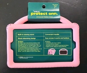 Tablet Case With Built-In Viewing Stand, Silicone Bumper Case 7 Inch Universal - Picture 1 of 6