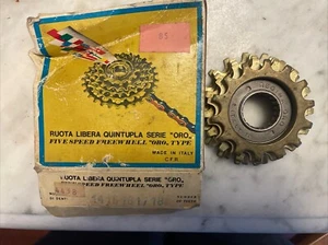 New-in-Box Vintage REGINA EXTRA ORO FREEWHEEL 14-18T 5-Speed • English. (NJ) - Picture 1 of 3