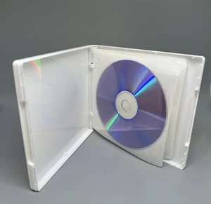 50 PCS New High Quality 8 Disc CD DVD Poly Cases With Sleeve, White, PP8WHI(P1) - Picture 1 of 5