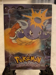 Pokemon Topps Blue Logo Wartortle E8 NM/M 1999