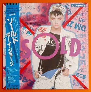 BOY GEORGE Sold Japanese 1987 Virgin LP promo CULTURE CLUB - Picture 1 of 3