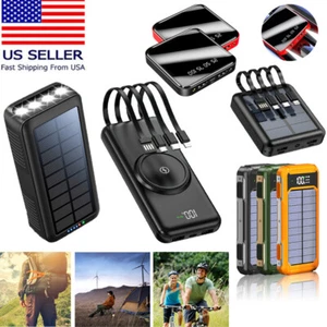 Super 9000000mAh USB Portable Wireless Charger Solar Power Bank for Cell Phone - Picture 1 of 53