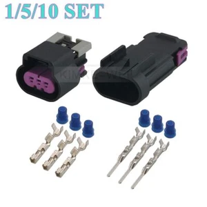 Kit de enchufe conector sellado macho y hembra Delphi GT150 Series 3 pines/vía nuevo - Imagen 1 de 3