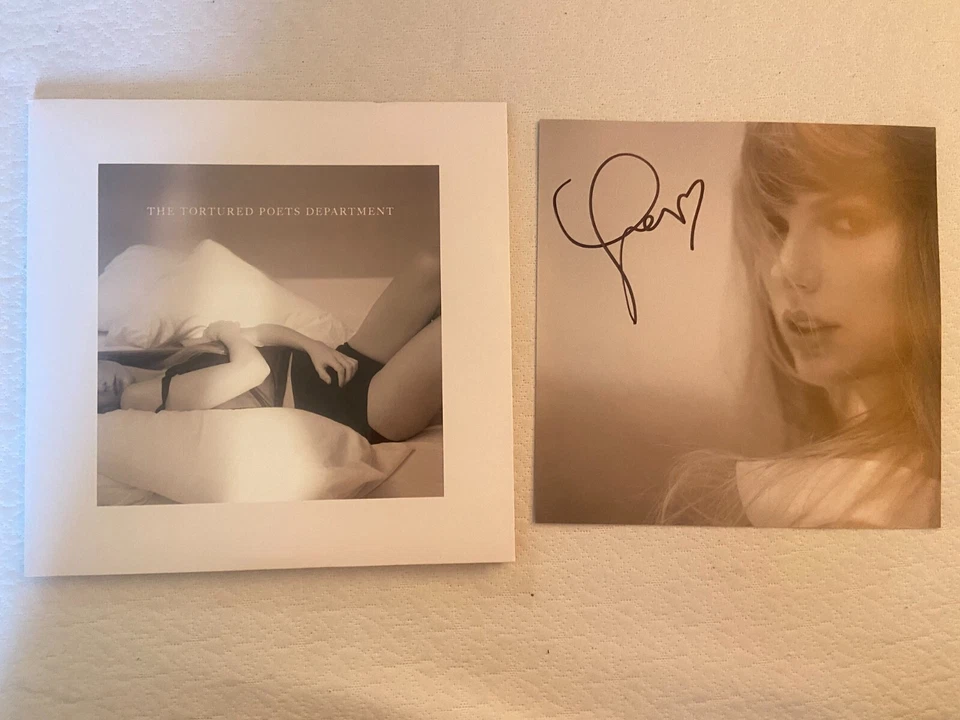 The Tortured Poets Department Vinyl With Bonus Track The Manuscript Hand Signed - Image 1 of 1