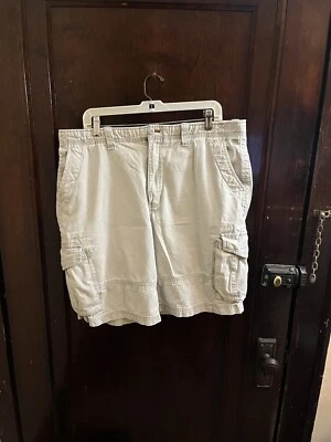 Pantalones Cortos de Carga Timberland Para Hombres 38 Tostado/Caqui Lona Sarga Senderismo Aire Libre Foto 1 de 4