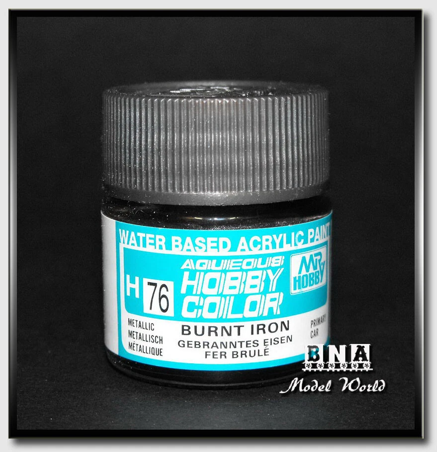 Gunze Sangyo/GSI Mr.Hobby Acrylic Paint - Metallic Burnt Iron (10ml) - image 1 of 1