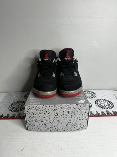 Size 10 - Jordan 4 Retro bred release 2012 (rep Box Included)
