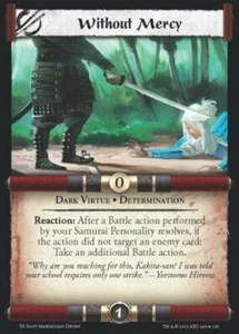 Legend of the Five Rings L5R CCG TA Torn Asunder Without Mercy - Picture 1 of 1