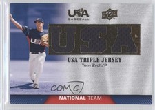 2009 Upper Deck USA Baseball Box Set Triple Jersey National Team Tony Zych
