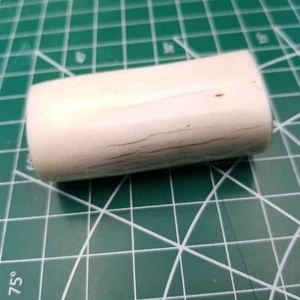 Knife Makers Bone Handle Material 2.5" Round Section Fixed Blade Cylinder Roll - Picture 1 of 12
