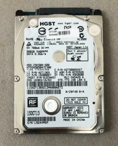 Hitachi Hgst Travelstar Z5K500-500 500GB 5400RPM 2.5 " Drive Notebook HTS545050A - Afbeelding 1 van 2