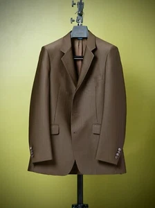 Hardy Amies Brown Single Breasted Sport Coat Blazer 40 Men’s Jacket Medium - Picture 1 of 10