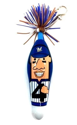 Milwaukee Brewers Pen Kooky Klicker Paul Molitor MLB BaseBall Point Key Chain K1 - Image 1 of 2