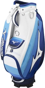 MIZUNO Golf Men's Caddy Bag Tour Staff Mid 9.5 x 47 inch 3.9kg White 5LGC2512 - Picture 1 of 6