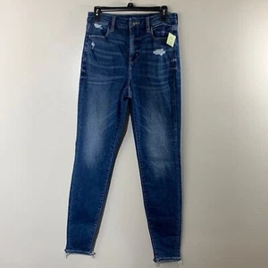 American Eagle Blue Curvy High Rise Women's Jegging Jean Pants Size 6X-Long - Bild 1 von 12