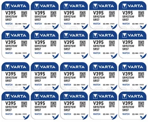 Batería micro reloj 1,55 V VARTA V395 395 SR57 AG7 SR927SW 20 un. - Imagen 1 de 8
