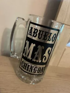 New Handmade Abuelo Glass Mug 26.5 Oz - Picture 1 of 1