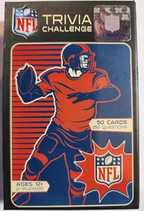 NFL FoortballTrivia Challenge Card Game- 50 Cards 250 Questions NIB - Picture 1 of 2