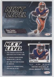2023 SAGE Low Series Next Level Sean Tucker #83 Rookie RC