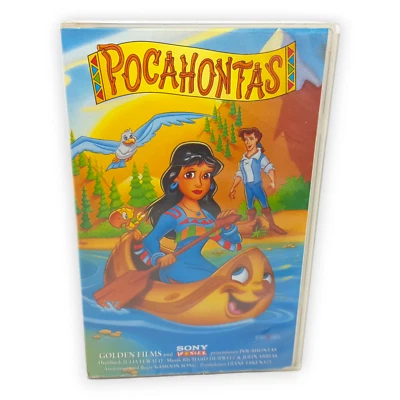 Pocahontas VHS Video Kassette Sony Golden Films Zeichentrick Kinder Familie 1995 - Bild 1 von 4