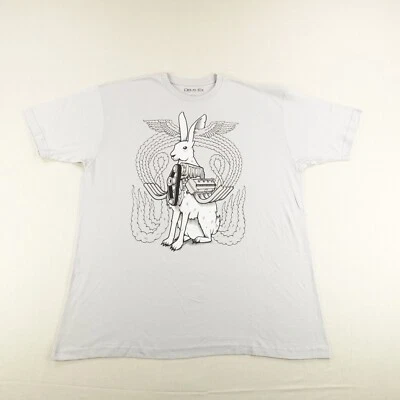 Deus Ex Human Revolution Shirt Mens XL Gray Video Game Art Exhibit Rabbit Tee D4 - Image 1 of 4