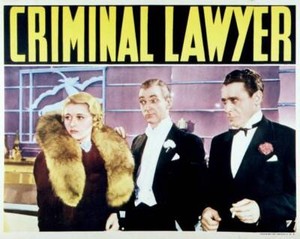 Criminal Lawyer lobby card Margot Grahame Lee Tracy 1937 OLD PHOTO