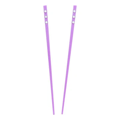 Set of 2 Hair Sticks with 3 Diamonds Chopsticks - Image 1 of 4