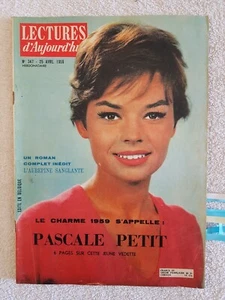 LECTURES D'AUJOURD'HUI N°347 25/4/1959 PASCALE PETIT KARLHEINZ BOHM ROMAN-PHOTO - Picture 1 of 15