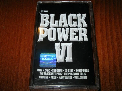 Tee Black Power VI BULGARIA CASSETTE NEW TAPE Bulgarian Edition 2005 2PAC, NELLY - Image 1 of 3