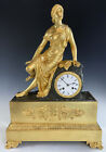 EURYDICE Kaminuhr Empire clock bronze horloge antique pendule uhren cartel