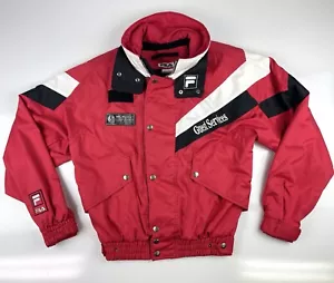 Rare Vintage Red Fila Ski Jacket Size Medium - Picture 1 of 7
