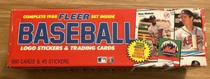 Fleer 1988 Baseball Complete Factory Set 660 Cards & 45 Logo Stickers - Picture 1 of 6
